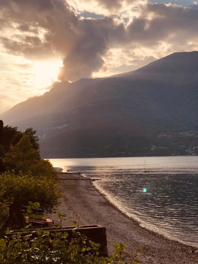 Cottage Il Cigno Con Accesso Al Lago - Como Lake Dervio Exteriör bild